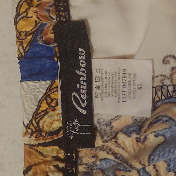 Rainbow flare / palazzo pants NWOT - Picture 3 of 7